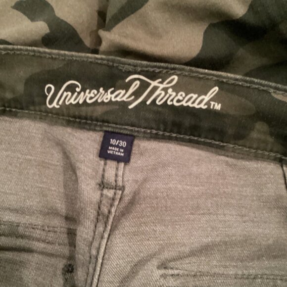 Universal Thread Jeans Camo High-Rise Straight Womens Size 10/30 - Picture 6 of 15